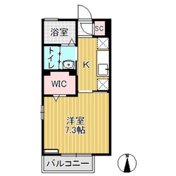 ファインコートⅢ A棟の物件間取画像